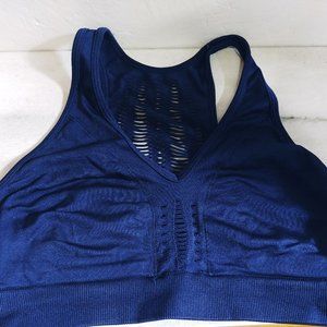 Blue victoria's secret sports bra